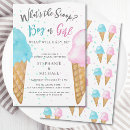 Search for he or she invitations Ice cream