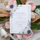 Search for blush pink wedding invitations Floral