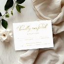 Search for gold rsvp cards Calligraphy