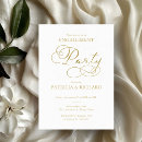 Search for gold foil engagement party invitations Typography