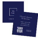Search for blue and white business cards Beauty salon