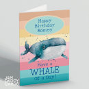 Search for whale birthday cards Nautical