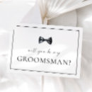 Search for groomsman cards Minimalist