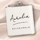 Search for bridesmaids flasks Girly style
