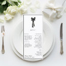Search for ribbon wedding menus Bow