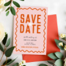 Search for pink and orange wedding save the dates Vintage