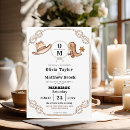 Search for cowboy hat wedding invitations Watercolor