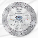 Search for anniversary buttons Silver