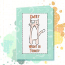 Search for funny cartoon cat birthday cards Modern