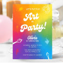 Search for arts and crafts invitations Colorful