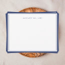 Search for minimalist note cards Navy blue
