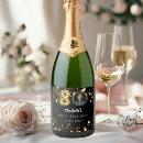 Search for 80 years old eighty wine labels Black