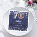 Search for 70th birthday napkins Silver