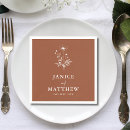 Search for copper napkins Terracotta flowers bohemian