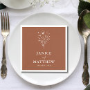 Search for copper napkins Terracotta flowers bohemian