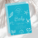 Search for sea baby shower invitations Starfish