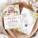Search for pig baby shower invitations Watercolor