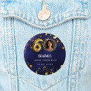 Search for 60th birthday buttons Gold