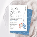 Search for two less fish invitations Blue