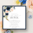 Search for navy and pink bridal shower invitations Bride