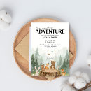 Search for woodland baby shower invitations Adventure