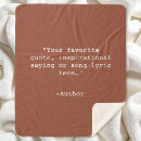 Search for text blankets Minimalist