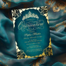 Search for teal quinceanera invitations 15th