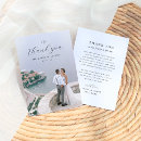 Search for modern wedding thank you cards Message