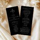 Search for outline wedding programs Minimalist