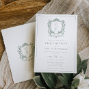 Search for french invitations Sage green