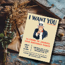 Search for uncle sam invitations I want you