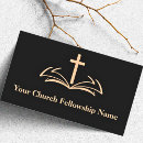 Search for religious business cards Church