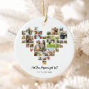 Search for heart shaped photo ornaments Modern