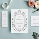 Search for baroque invitations Minimalist