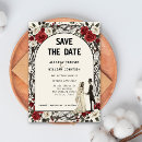 Search for halloween wedding save the dates Black roses