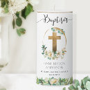 Search for baptism candles Watercolor floral