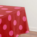 Search for pink polka dots tablecloths Pattern