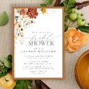 Search for orange bridal shower invitations Botanical