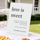 Search for candy tabletop signs Minimalist
