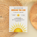 Search for you are my sunshine 1st birthday invitations Gender neutral