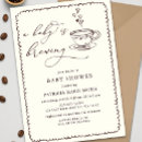 Search for baby is brewing invitations Brown