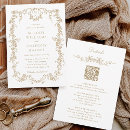 Search for vintage flowers wedding invitations Chinoiserie