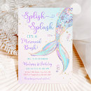 Search for mermaid 1st birthday invitations Whimsical mermaid party