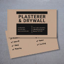 Search for plaster business cards Sheetrock