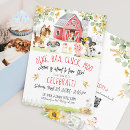 Search for oink baa moo birthday invitations Barnyard