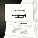 Search for trumpet music business cards Brass instrument