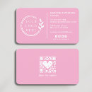 Search for light pink business cards Professional