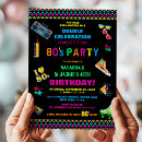 Search for 80s invitations Colorful