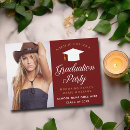 Search for maroon and gold graduation invitations Chic
