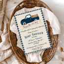 Search for blue truck invitations Rustic